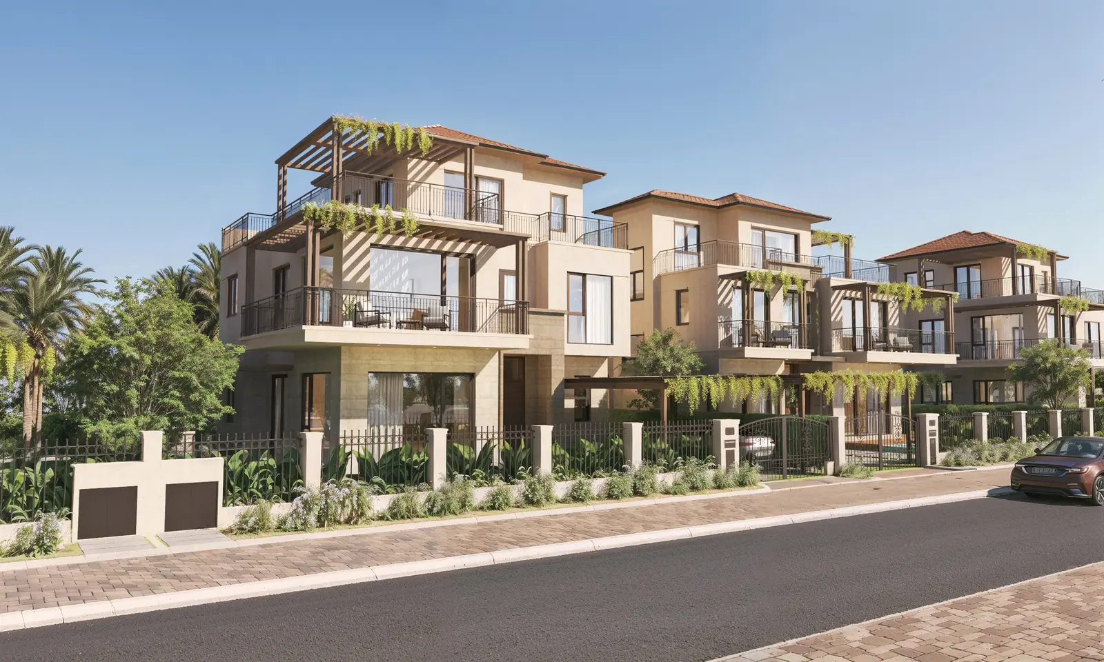 Phối cảnh Garden Villa A và B
