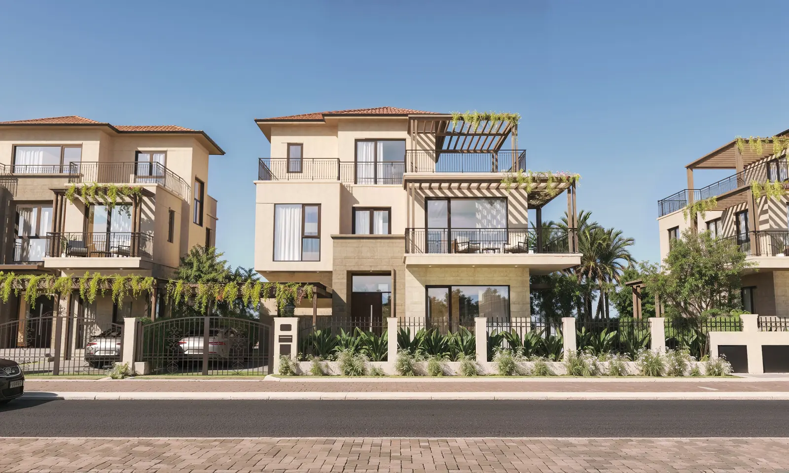 Mặt tiền Garden Villa B