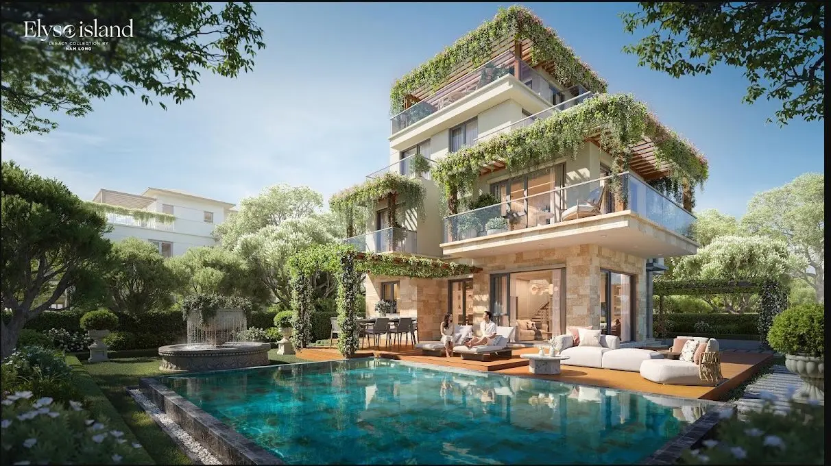 Phối cảnh Grand Villas Elyse Island